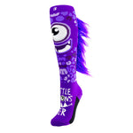 Crazy - Purple Monster Socks