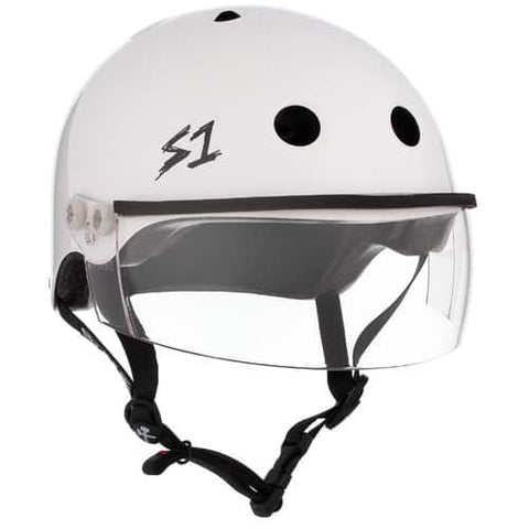 S-One Lifer Visor Helmet - White Gloss (AUS/NZ Certified)