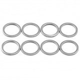 Sk8House 8mm Axle Speed Washers (Black / Silver)