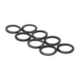 Sk8House 8mm Axle Speed Washers (Black / Silver)