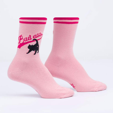 SOCK IT TO ME - Bad Ass Cat Crew Socks