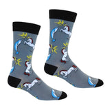 SOCK IT TO ME - Unicorn vs. Narwhal Crew Socks