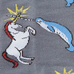 SOCK IT TO ME - Unicorn vs. Narwhal Crew Socks