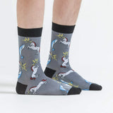 SOCK IT TO ME - Unicorn vs. Narwhal Crew Socks