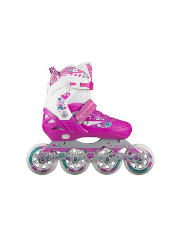 Canariam - Roller Pink Adjustable Inline Skate