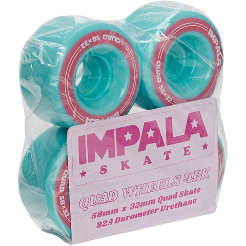 Impala Wheels - Aqua - 4 Pack