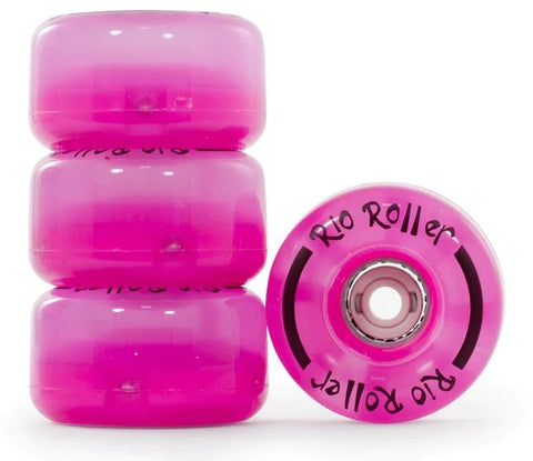 Rio Roller - Light-Up Wheels (4-pack) - Pink