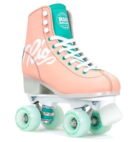 Rio Roller Script Skates Peach Green Sk8House