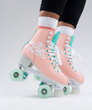 Rio Roller - Script Skates - Peach / Green