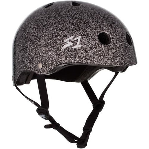 S-One Lifer Helmet - Black Gloss Glitter (AUS/NZ Certified)