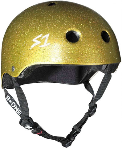 S-One Lifer Helmet - Gold Glitter