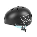S-One Lifer Helmet - Lit Undialed Black Matte/Light Blue Straps (AUS/NZ Certified)