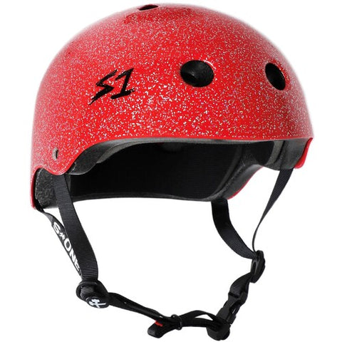 S-One Lifer Helmet - Red Glitter (AUS/NZ Certified)