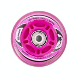 SFR - Inline Light Up Wheels - Pink / Silver (4-pack)