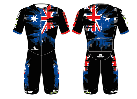 Sk8House - AUS Flag Design - Pro Aero Skin Suit