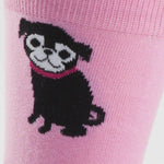 SOCK IT TO ME - Pink Pug Crew Socks