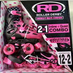 RD - 2 in 1 - Inline or Quad Adjustable Skate (Girls)